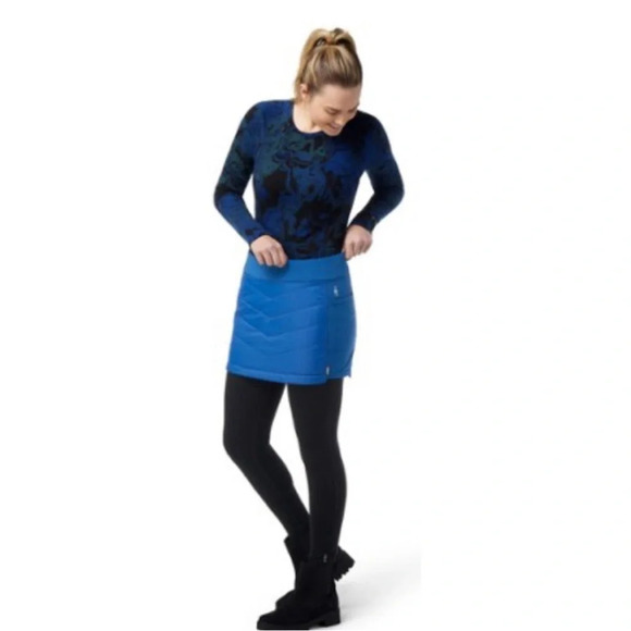 Smartwool Women’s Medium Smartloft 60 Skirt Blue Blueberry Hill NWT Pull-On - Picture 8 of 10
